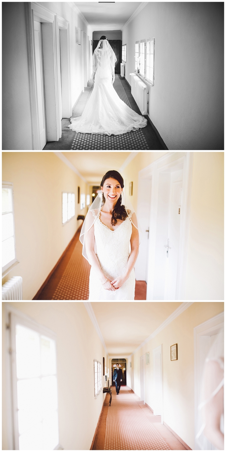 aufeinandertreffen brautpaar