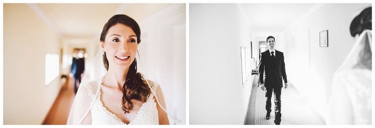 braut und bräutigam first look