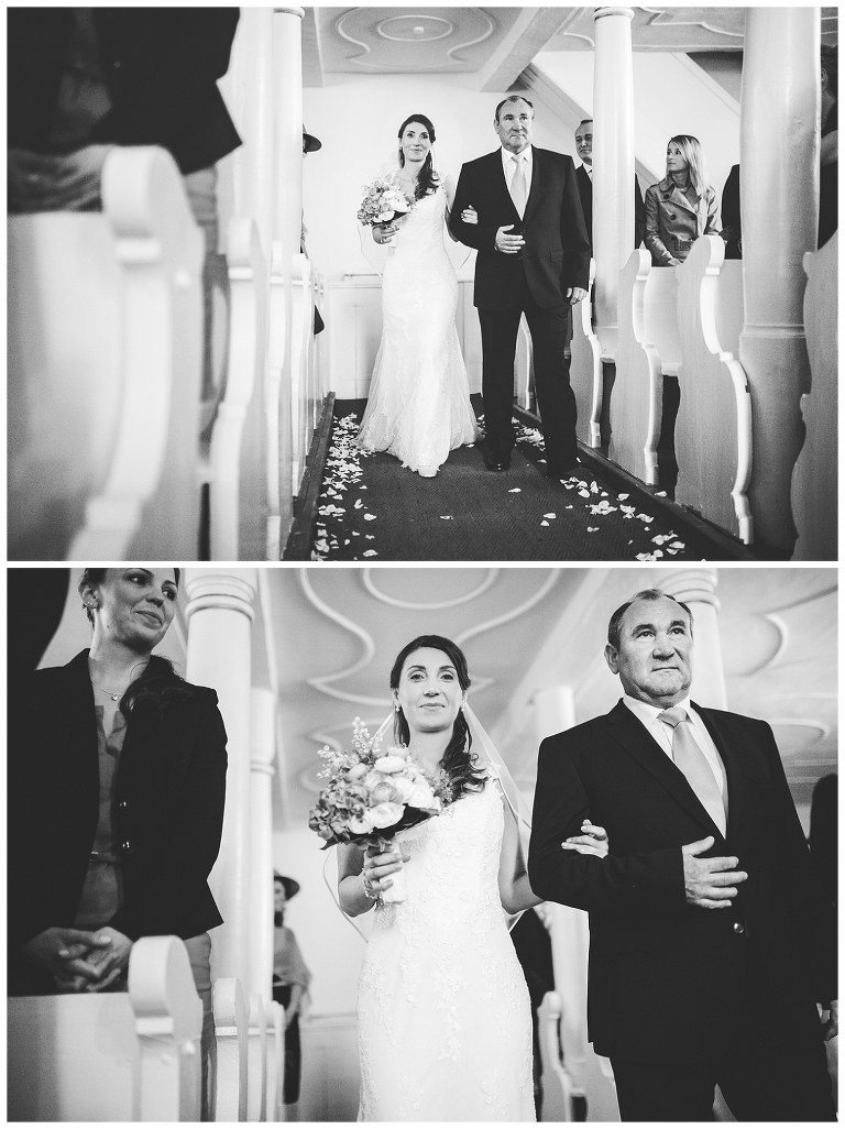 einzug kirche braut mit brautvater