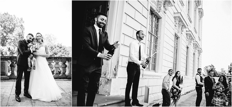 die korken knallen lassen