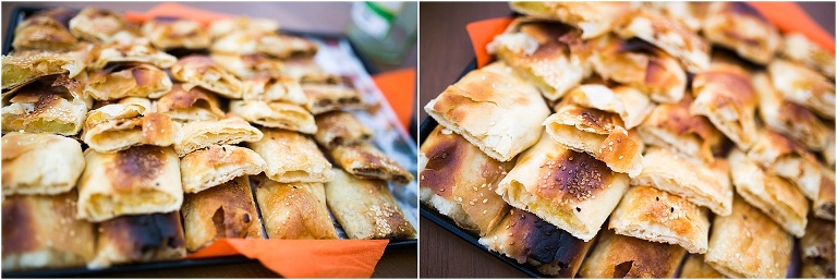 essen beim sektempfang