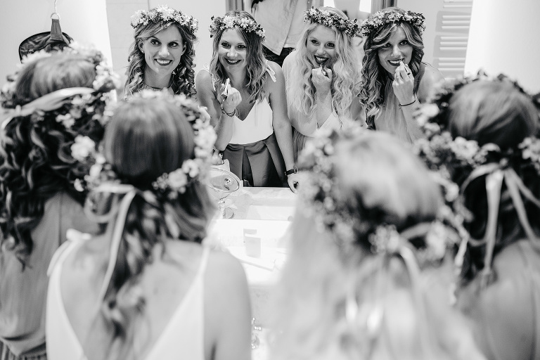 Hochzeit mit Brautjungfern