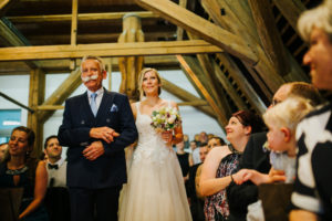 braut mit brautvater