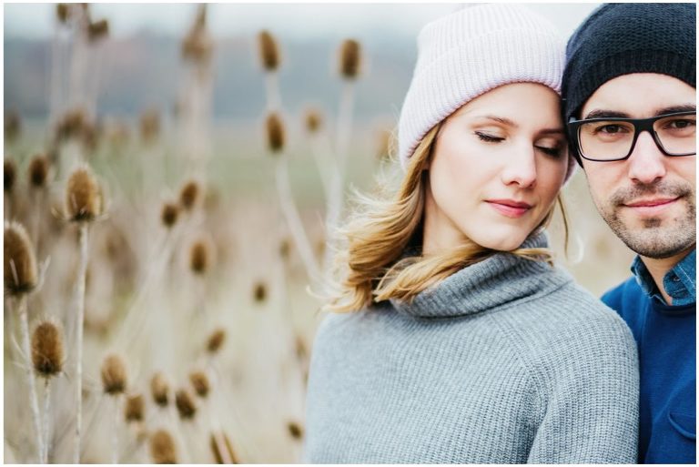 kuscheln im winter foto